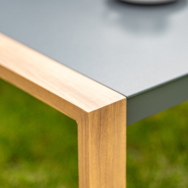 Havemøbelsæt til terrasse og have, antracit og brun