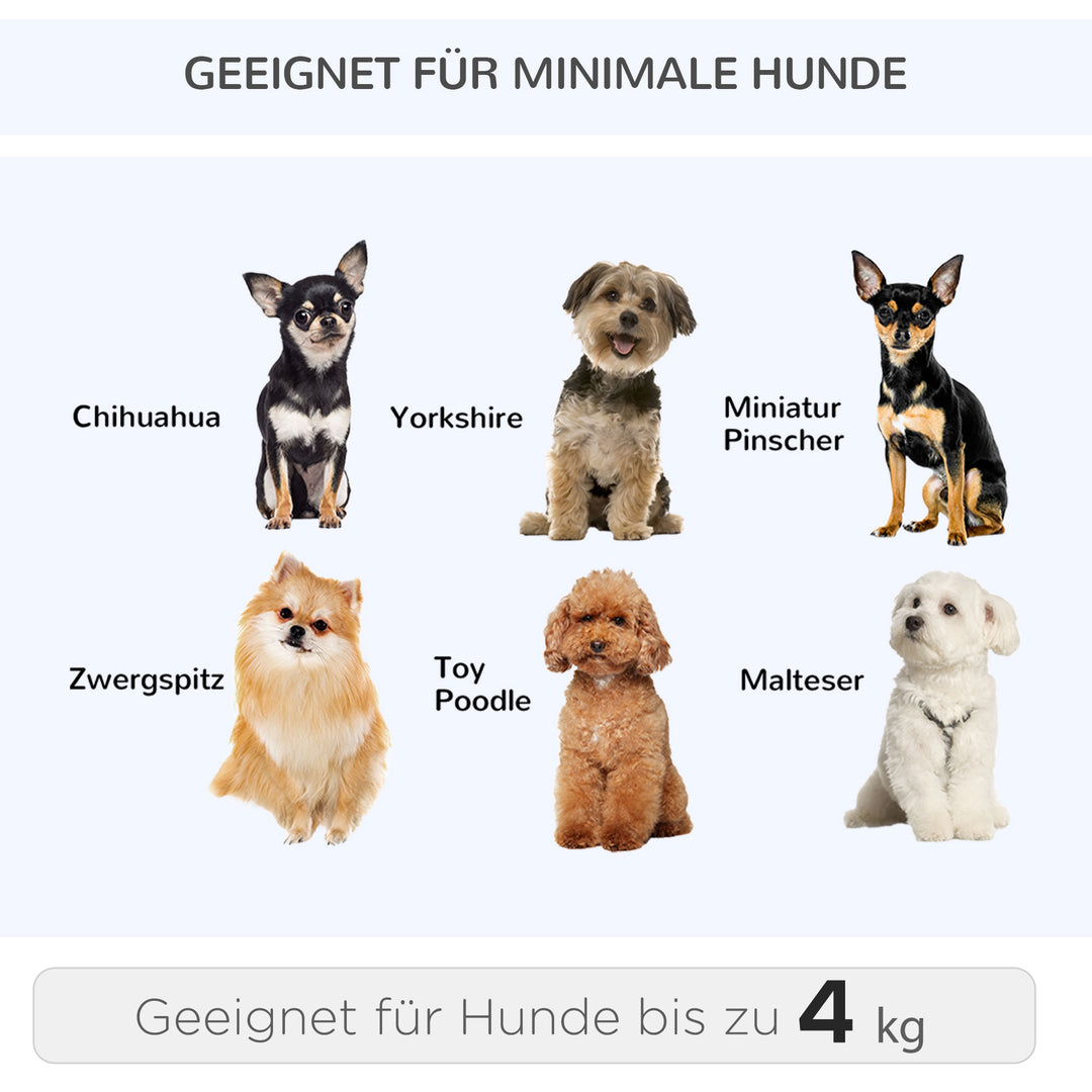 Hundetransporter, rygsæk til kæledyr, 2-i-1 design, udtrækkeligt håndtag, sidelommer, grå, 42 x 25 x 55 cm