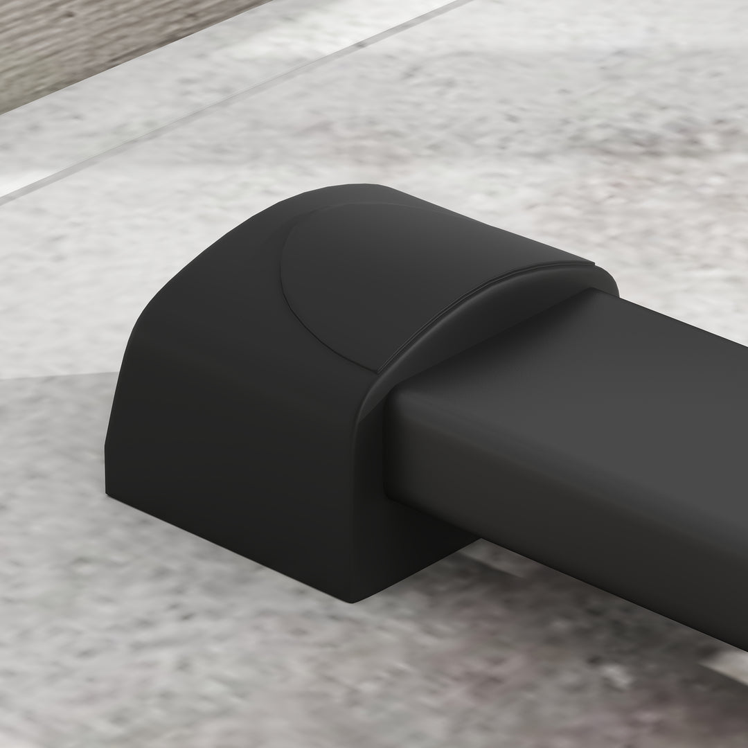 Dip station, armstrækningsstativ, højdejusterbar fra 93-117 cm, 540 kg belastningskapacitet, helkropstræning, sort