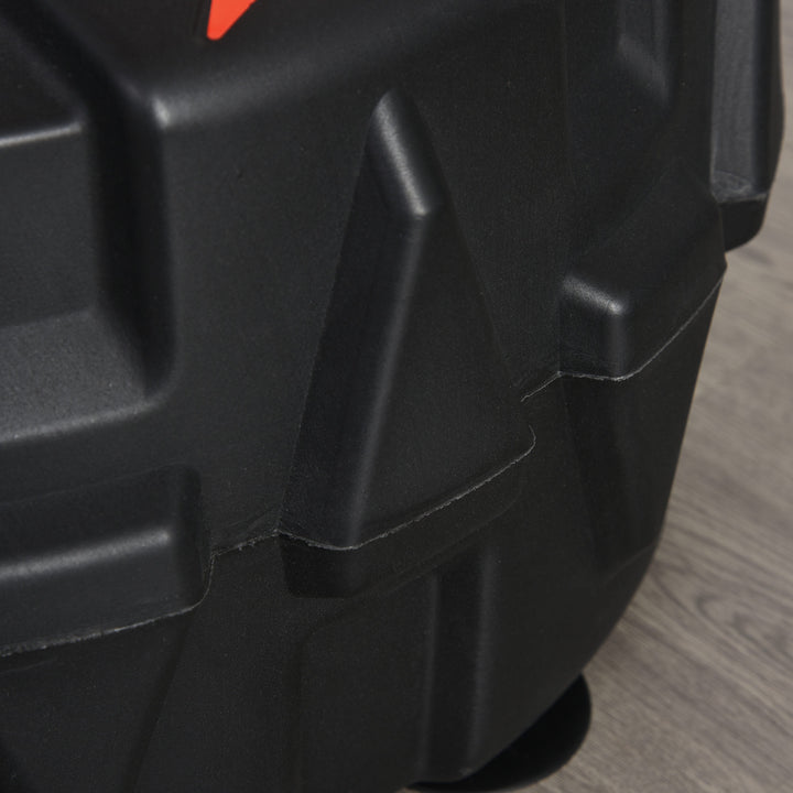 Stående boksesæk voksne fritstående boksetræningsredskab boksepartner bokseassistent træning med sugekop sort+rød 60x60x180 cm