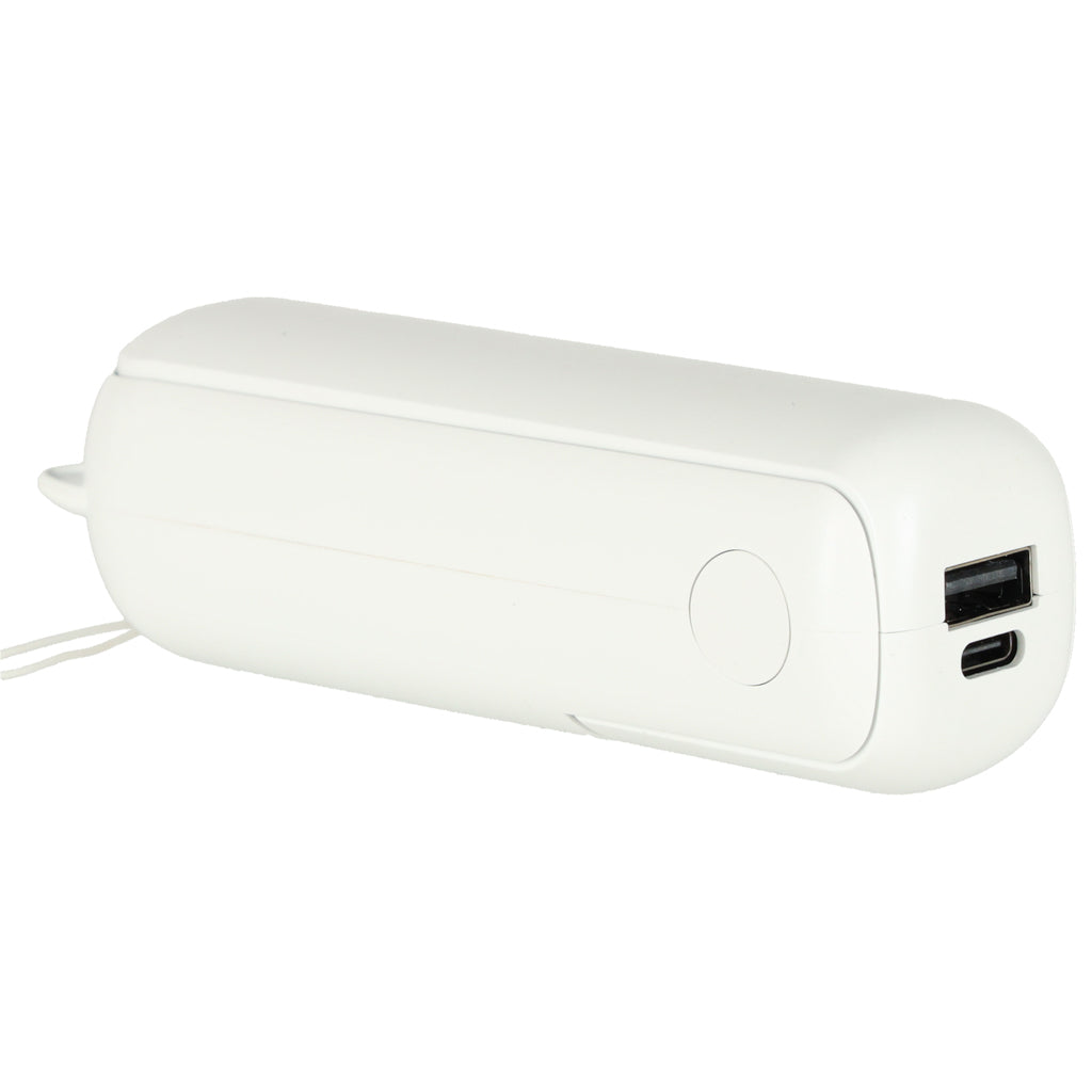 Bordventilator mini håndholdt foldbar vindmølle bærbar USB hvid