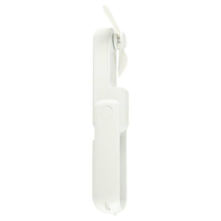Bordventilator mini håndholdt foldbar vindmølle bærbar USB hvid