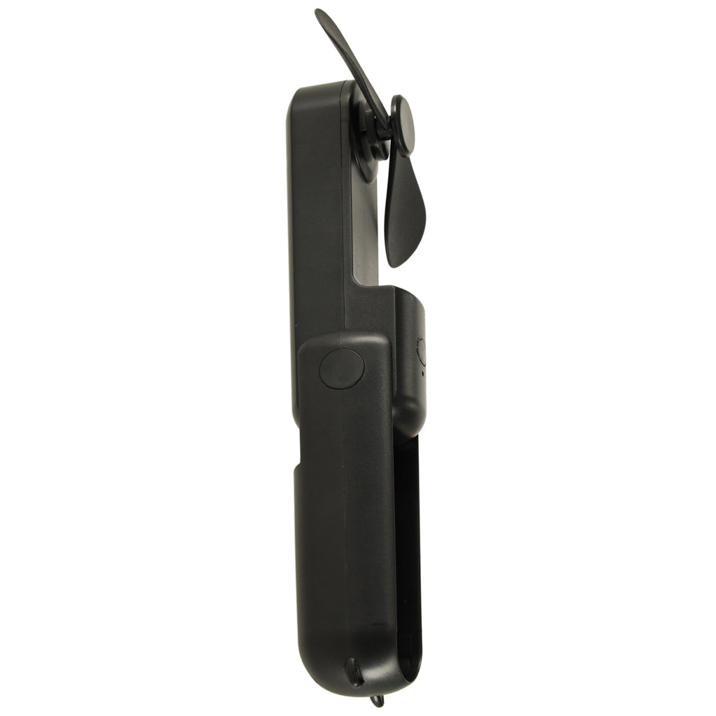 Bordventilator mini håndholdt foldbar vindmølle bærbar USB sort