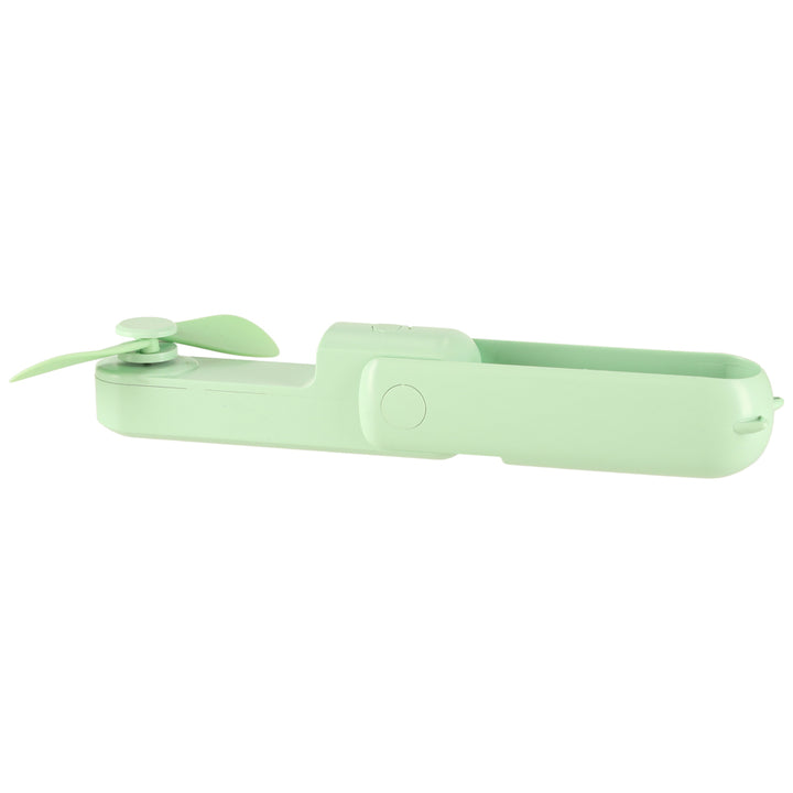 Bordventilator mini håndholdt foldbar vindmølle bærbar USB grøn