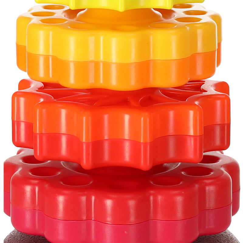 Regnbuetårnpyramide spiralformet mølle til stabling