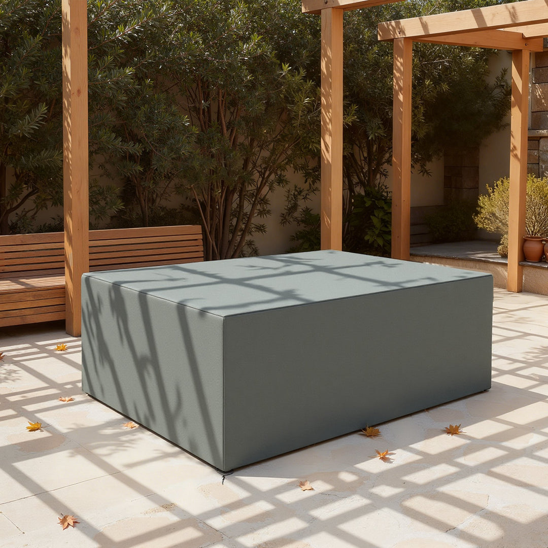 Beskyttelsesovertræk til havemøbler, vinterbestandigt, vandtæt, Oxford-presenning, 275 x 205 x 90 cm, mørkegrå