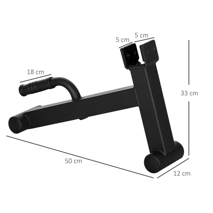 Barbell jack deadlift jack med skridsikkert greb deadlift barbell jack 50 x 12 x 33 cm sort
