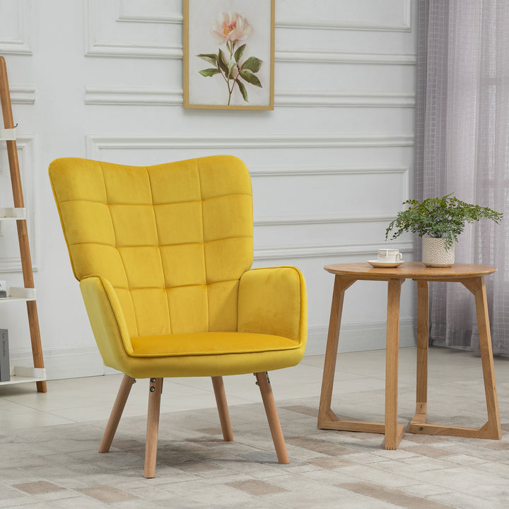 Stuestol, enkelt lænestol med ryglæn, fløjl polyester, skum, bøgetræ, 71 x 76 x 101 cm, grå