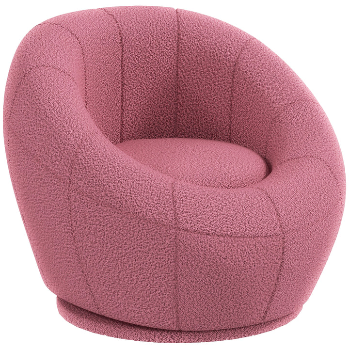 Børnelænestol børnemøbler børneskammel, teddy fleece, 60 cm x 56 cm x 48 cm, pink
