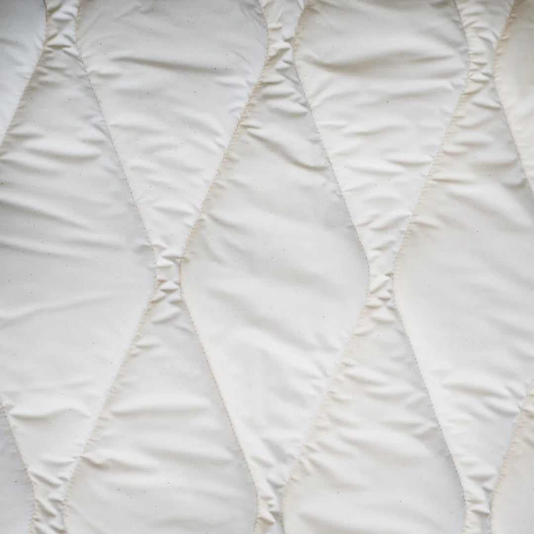 Økologisk yogamåtte i fåreuld – blød, varm og naturlig, 90 × 200 cm – ca. 500 g uldfyld