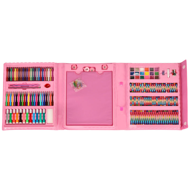 Malekunstsæt i etui 208el pink