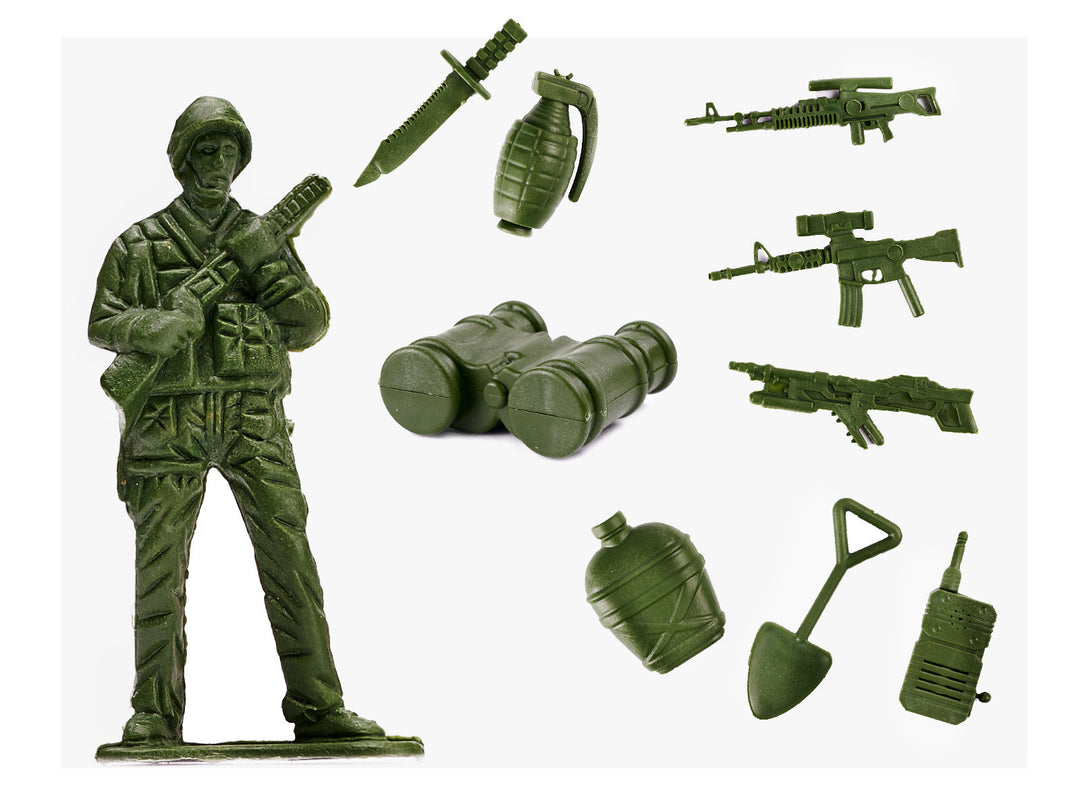 Soldater, militærbasefigursæt 307el.