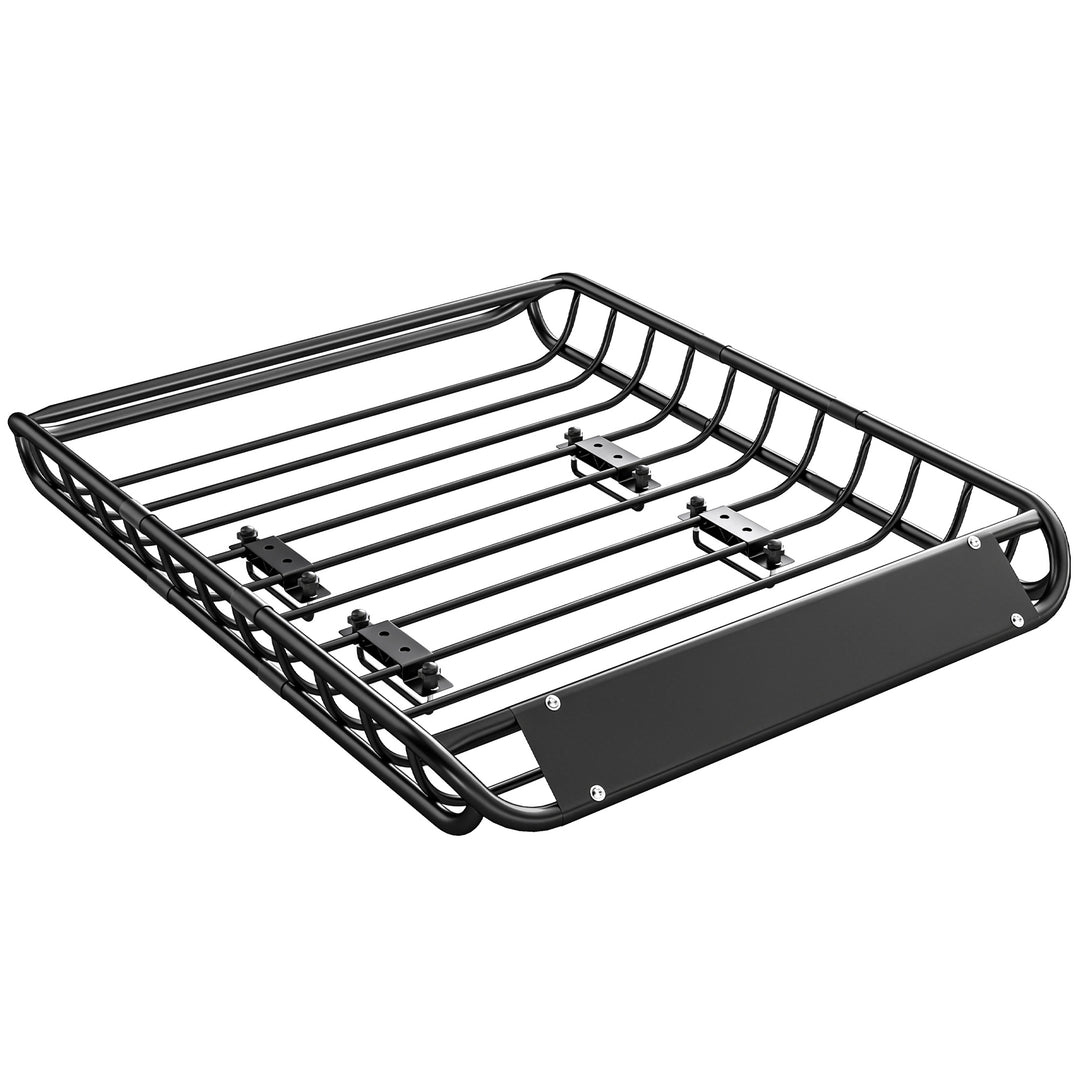 Universal tagbøjle/kurv med forrude, op til 68 kg, 116 x 92 x 11,5 cm til SUV'er og lastbiler, sort
