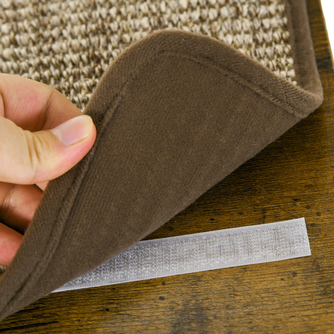 Kattetrappesæt, klatrevæg, 8 dele, op til 8 kg, robust, brun/cremehvid