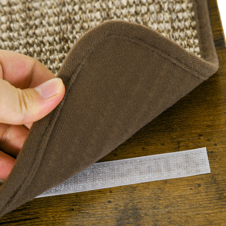 Kattetrappesæt, klatrevæg, 8 dele, op til 8 kg, robust, brun/cremehvid