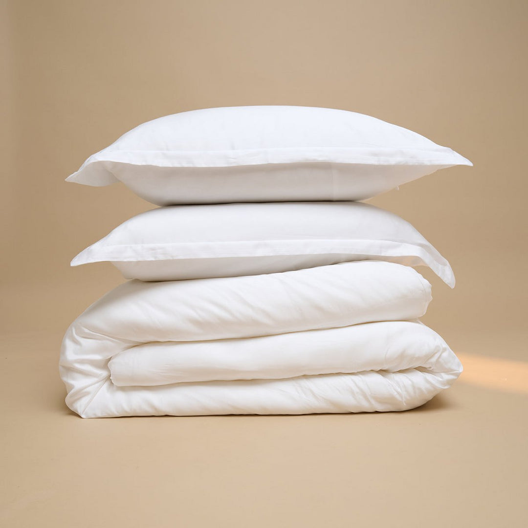 TENCEL™ - Satin Dynebetræk Hvidt