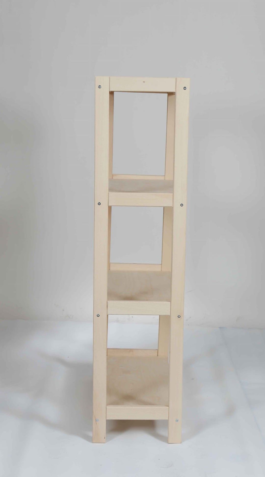 Bogreol i bøgetræ STRONG, 4 hylder, 133x80x33 cm