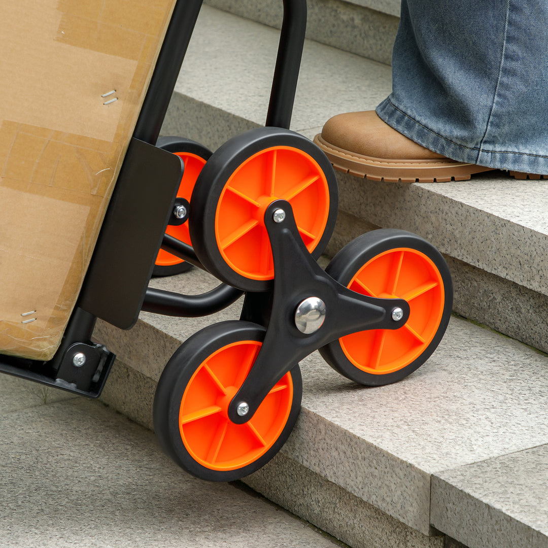 Trappevogn, foldbar transportvogn med stålramme, maks. 120 kg