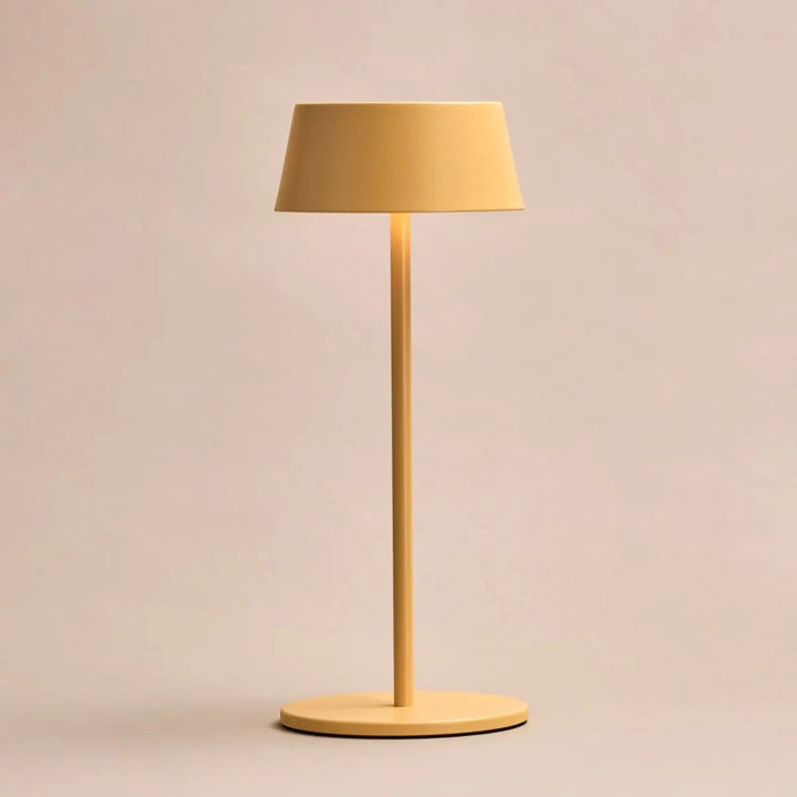 Hugo Amber Gul Genopladelig Bordlampe