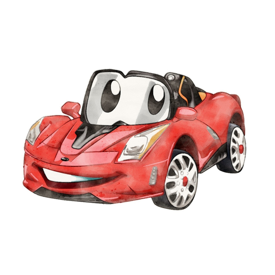 Børneseng Luk 160x80 med skuffe - Racerbil