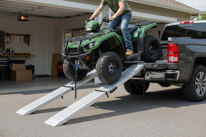 Rampesæt á 2, 400 kg, foldbar