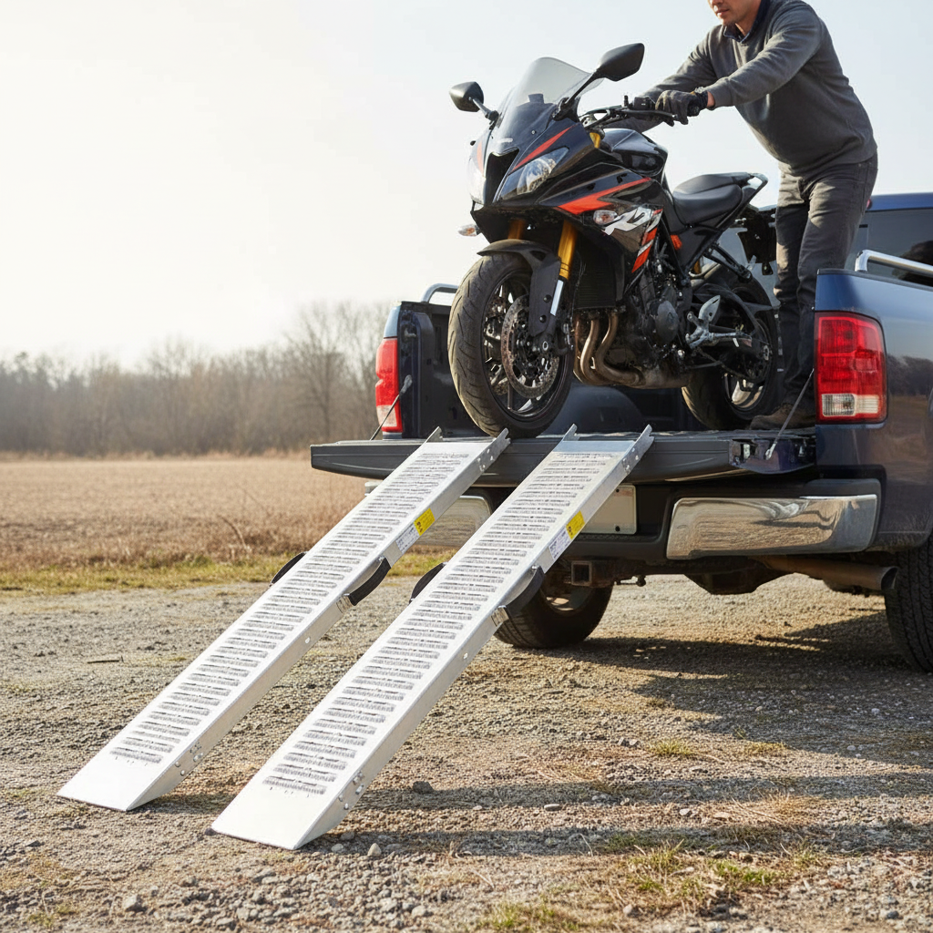 Rampesæt á 2, 400 kg, foldbar