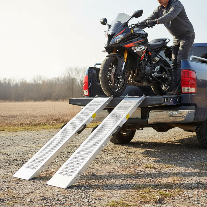 Rampesæt á 2, 400 kg, foldbar