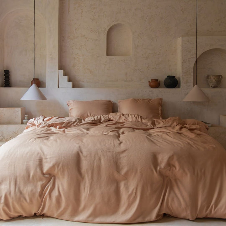 TENCEL™ - Twill Dynebetræk Peach