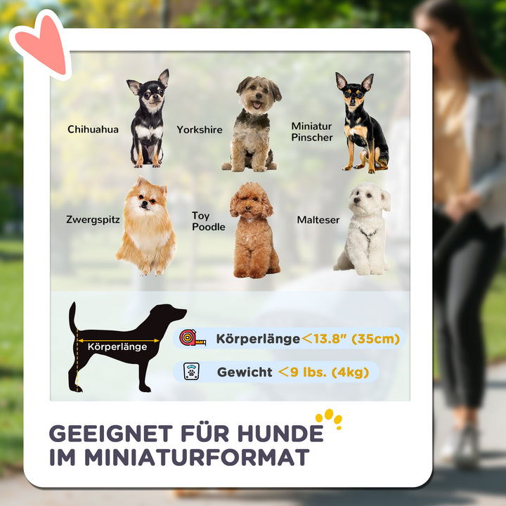 3-I-1 kæledyrsklapvogn, sammenklappelig hundevogn med 4 hjul og aftagelig transportør til hunde og katte, grå