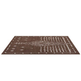Mikropolyester tæppe april 2308 brun 120x170 cm