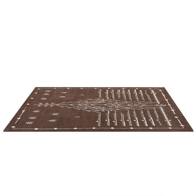 Mikropolyester tæppe april 2308 brun 80x300 cm