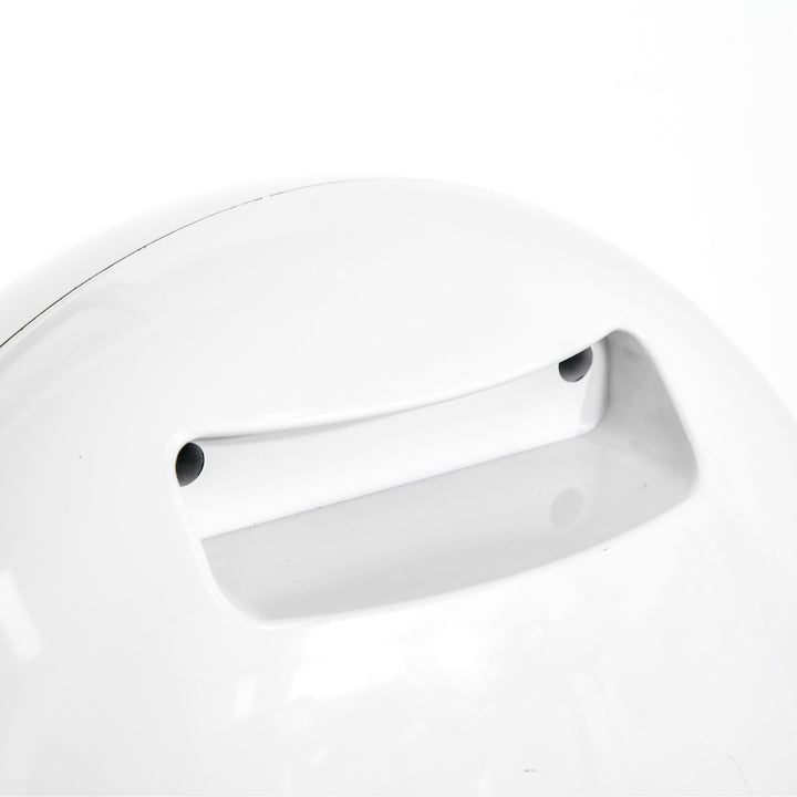 Led elektrisk pejs mini bord fritstående pejsovn med flammeeffekt 1500w abs plast hvid 30,5 x 18 x 35 cm