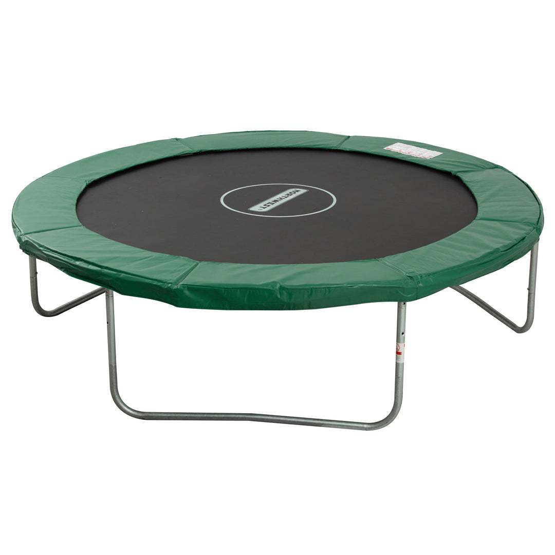 Trampolinkantovertræk, sikkerhedsnet, vejrovertræk, stigekantovertræk: Ø 244 cm, grøn