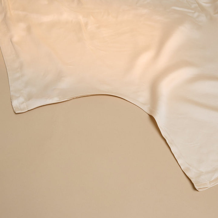 TENCEL™ Satin Dynebetræk Hvidt sand