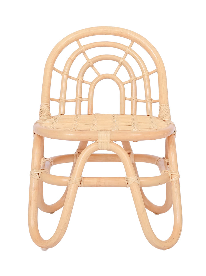 PULAU Rattan Baby Højstol Beige
