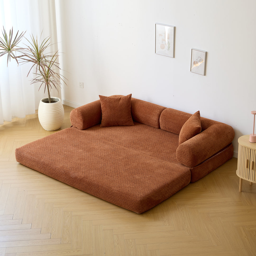SARIA 3-personers sovesofa – Terracotta
