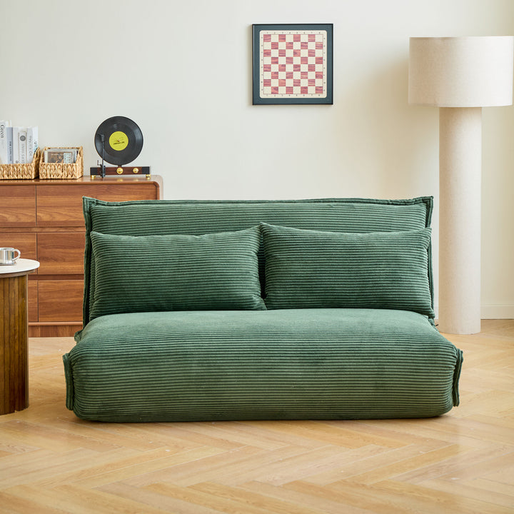 LEON 3-personers grøn sovesofa