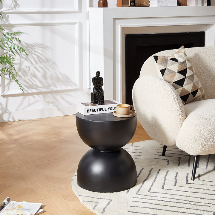VEJEN sidebord i magnesit – Sort