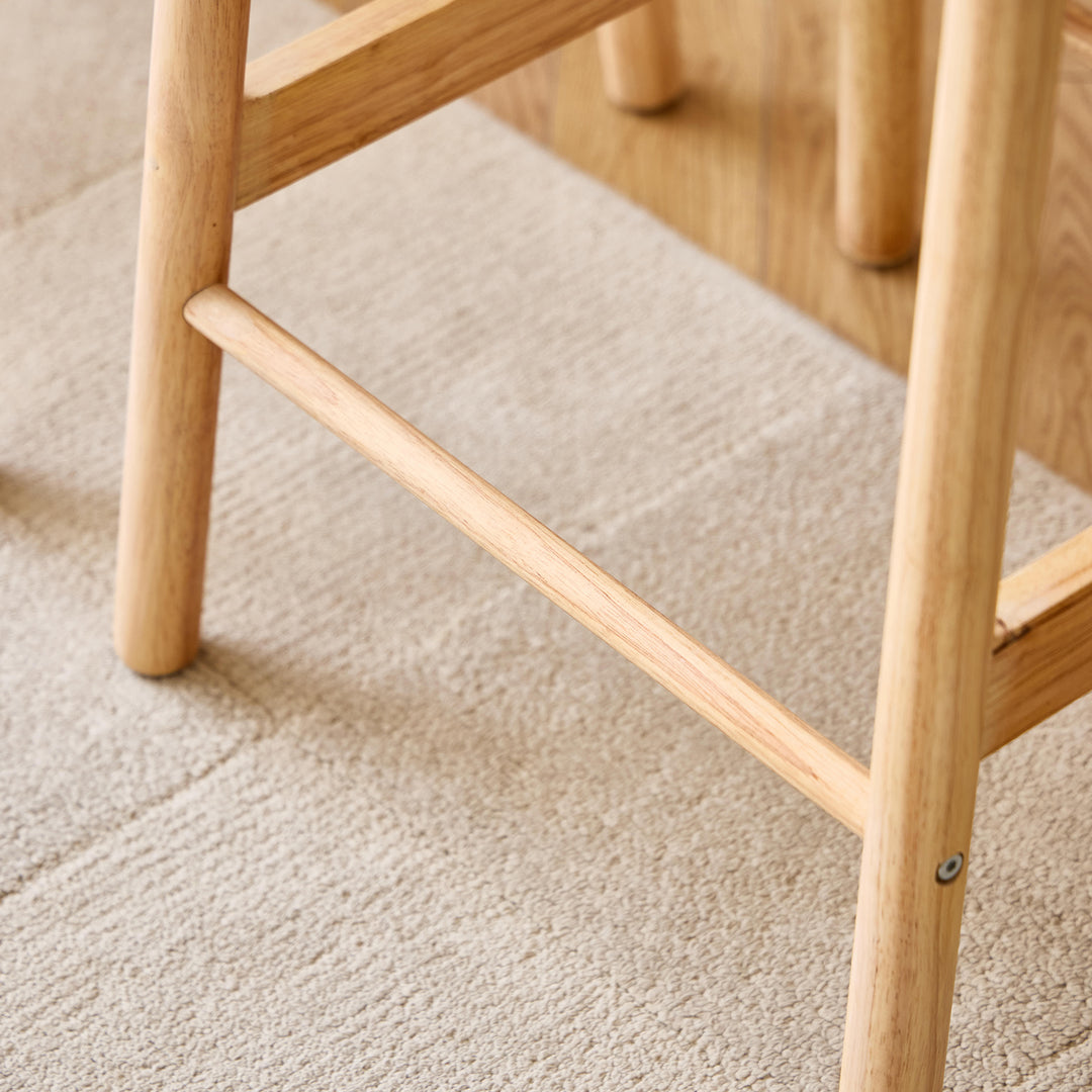 SALTA barstol i træ og reb – skandinavisk design med naturlig charme