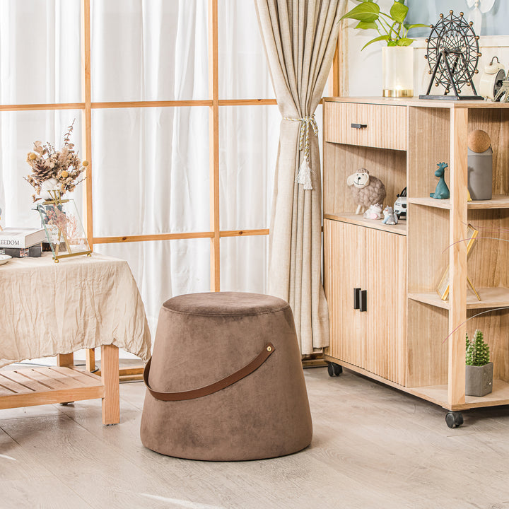 FUJI Brun Velour med Rebpuf