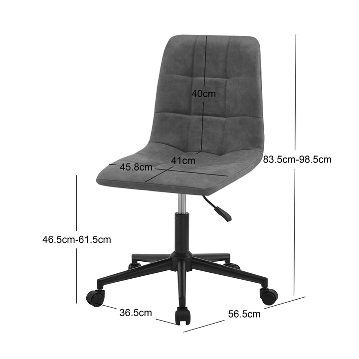 OFFBJORN Beige Stof Justerbar Kontorstol
