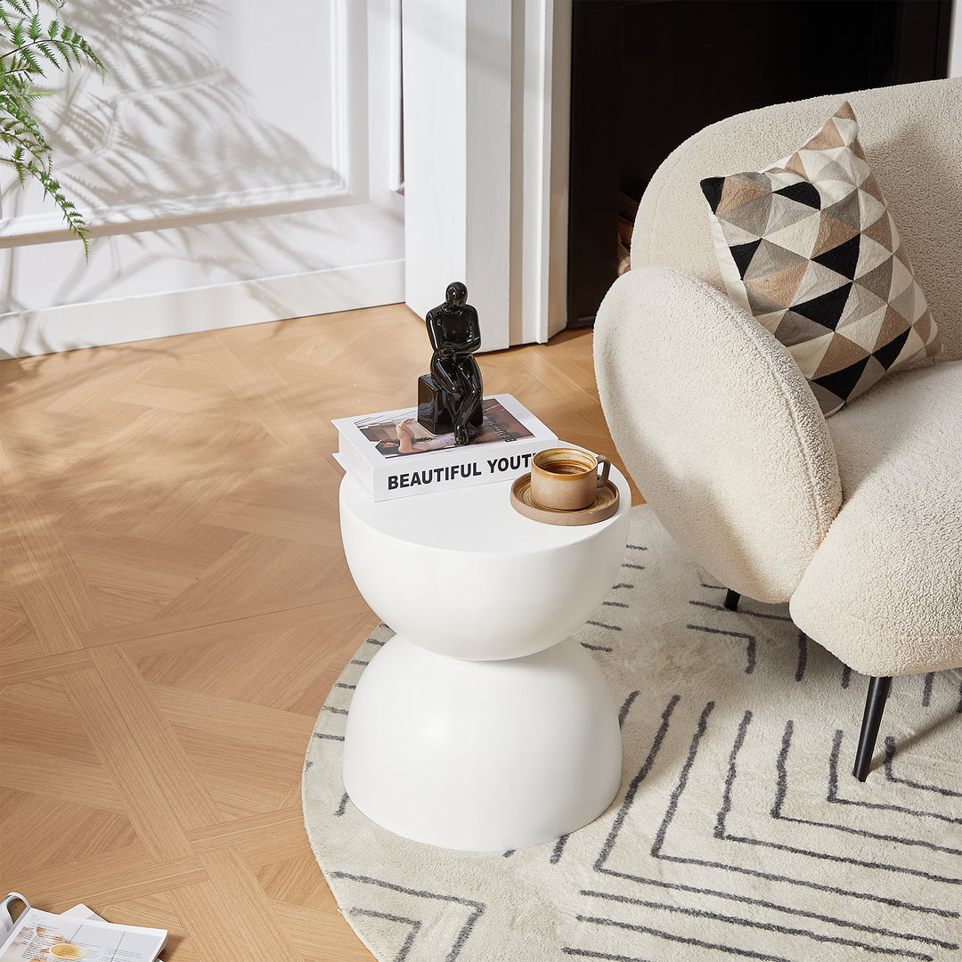 VEJEN sidebord i magnesit – Hvid