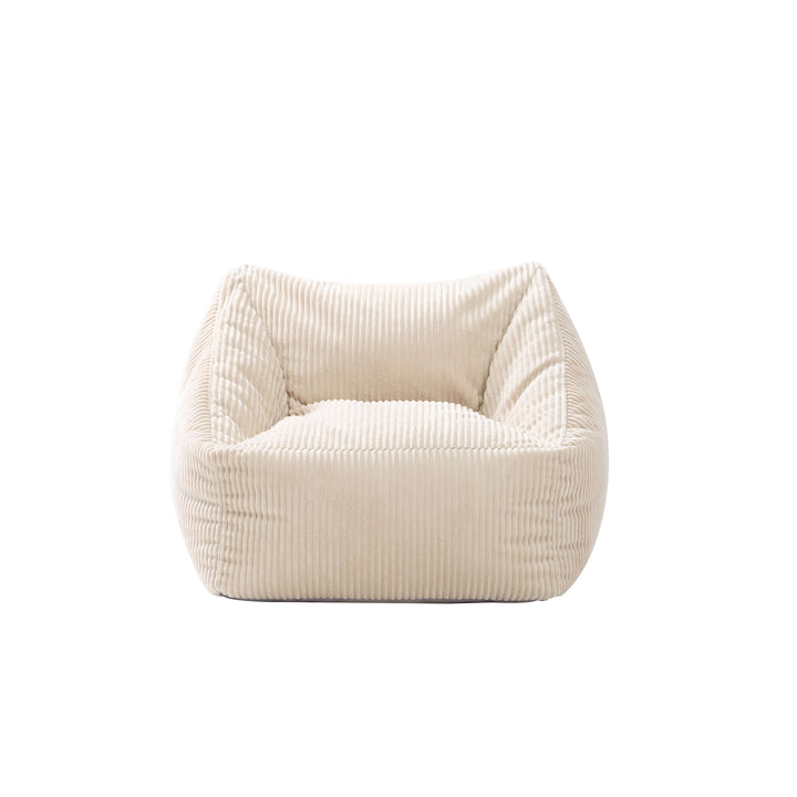 JON Beige Corduroy Stuepuf