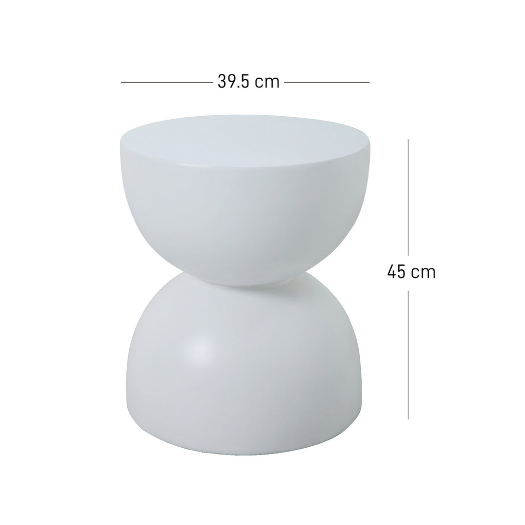 VEJEN sidebord i magnesit – Hvid