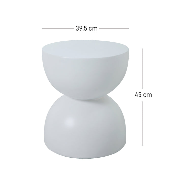 VEJEN sidebord i magnesit – Hvid