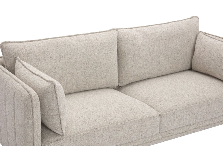 NUUK 3-personers grå sofa