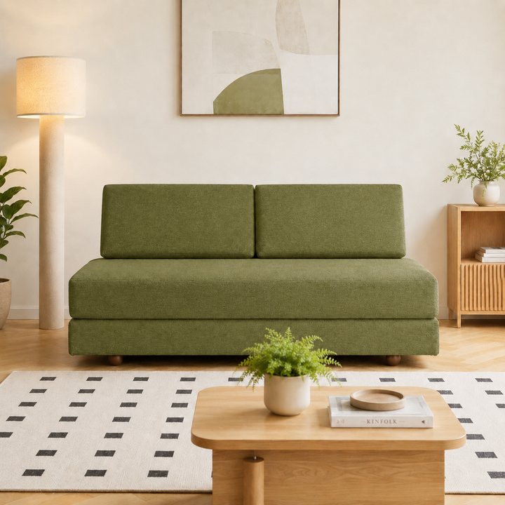 CASTELO 3-personers grøn sovesofa