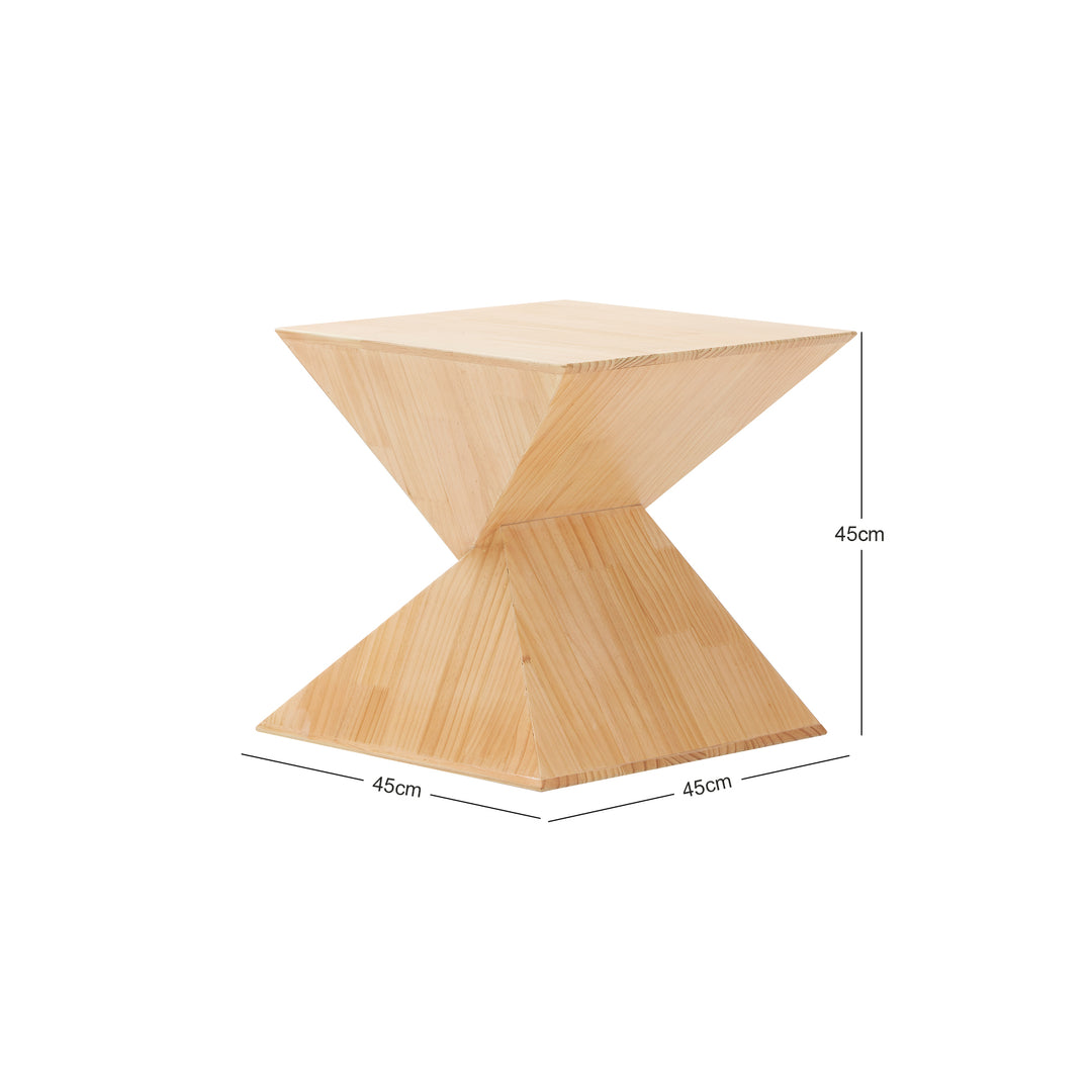 EMDEN sidebord i massivt træ, natur