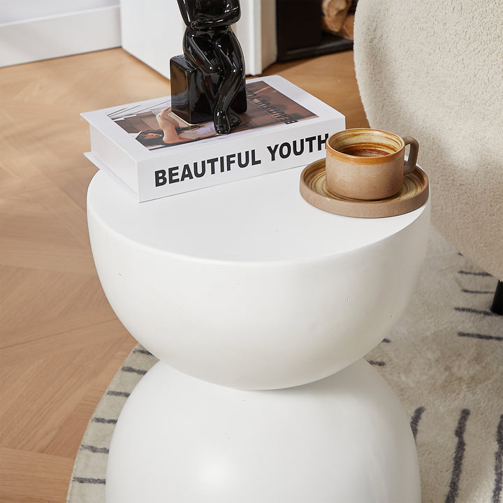 VEJEN sidebord i magnesit – Hvid
