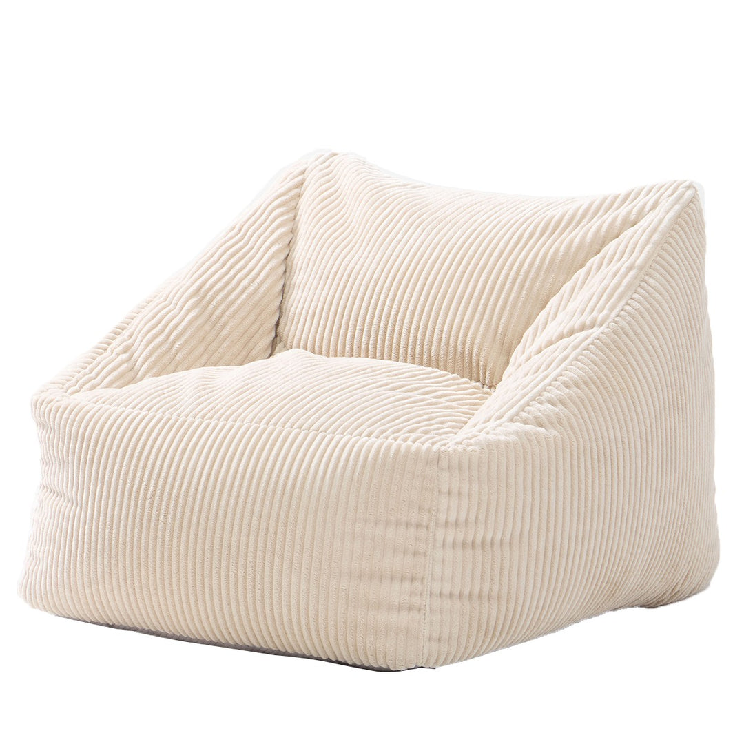 JON Beige Corduroy Stuepuf
